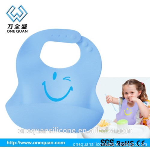 Large soft Silicone Toddler Bibs Feeding